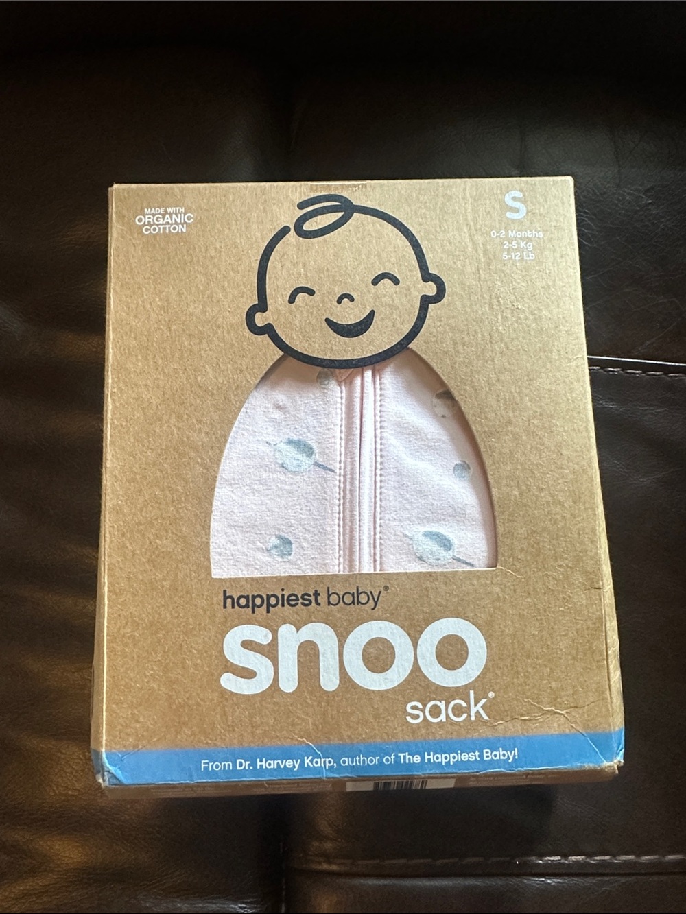 happiest baby Snoo Sack Baby sleep sack  - Pink with gray planets